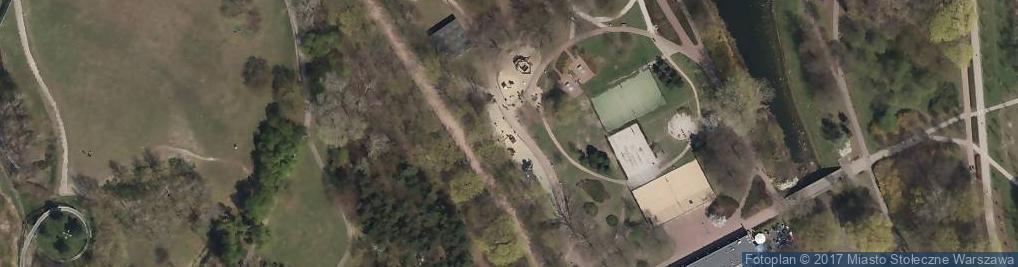 Zdjęcie satelitarne Dla maluchów Park Szczęśliwicki