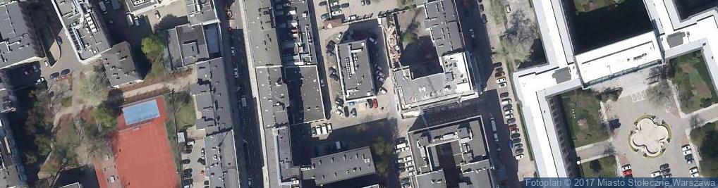 Zdjęcie satelitarne Fear Zone dom strachu Warszawa