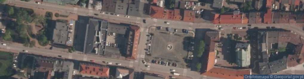 Zdjęcie satelitarne Ogródki piwne Wieluń