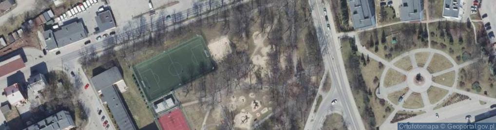 Zdjęcie satelitarne Plac zabaw, Ogródek, Głowackiego