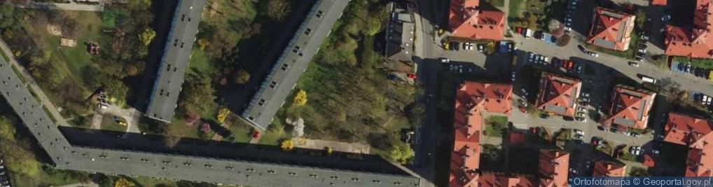 Zdjęcie satelitarne Plac zabaw, Ogródek, os. Przyjaźni