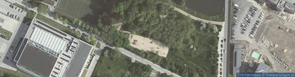 Zdjęcie satelitarne Plac zabaw.