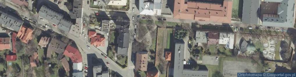 Zdjęcie satelitarne Skwer Alicji i Jana Preiss