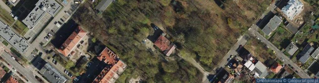 Zdjęcie satelitarne Obserwatorium Astronomiczne Uniwersytetu im. A. Mickiewicza