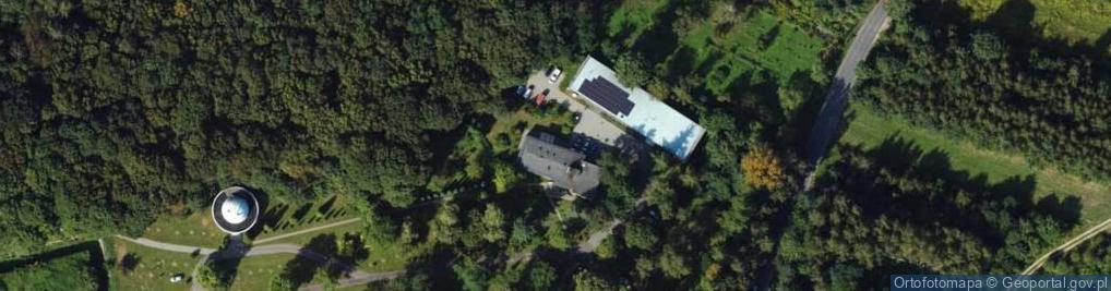 Zdjęcie satelitarne Obserwatorium Astronomiczne Uniwersytetu Jagiellońskiego