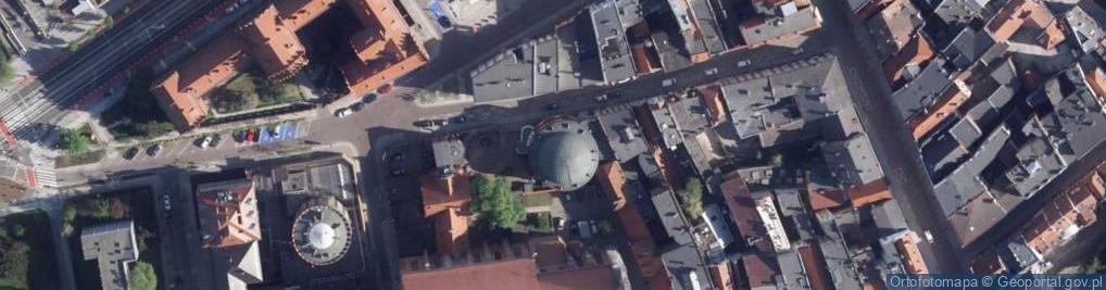 Zdjęcie satelitarne Planetarium im. W. Dziewulskiego