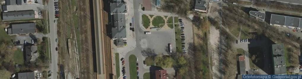 Zdjęcie satelitarne Komunikacja Miejska Przystanek Końcowy.