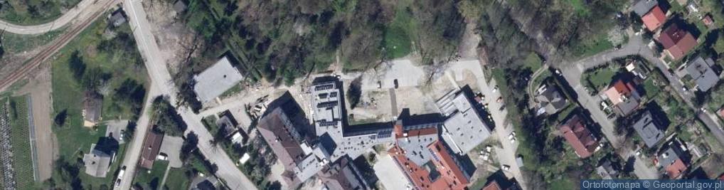 Zdjęcie satelitarne Na terenie Wojewódzkiego Szpitala Psychiatrycznego
