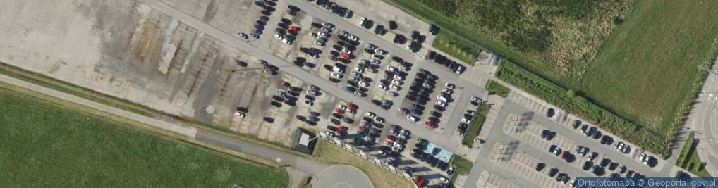 Zdjęcie satelitarne Parking D długoterminowy