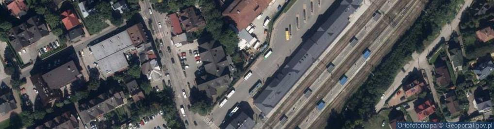 Zdjęcie satelitarne Parking - Dworzec PKP