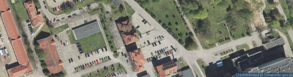 Zdjęcie satelitarne Parking szpitalny