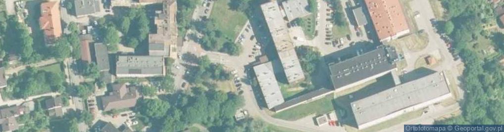 Zdjęcie satelitarne Pod szpitalem