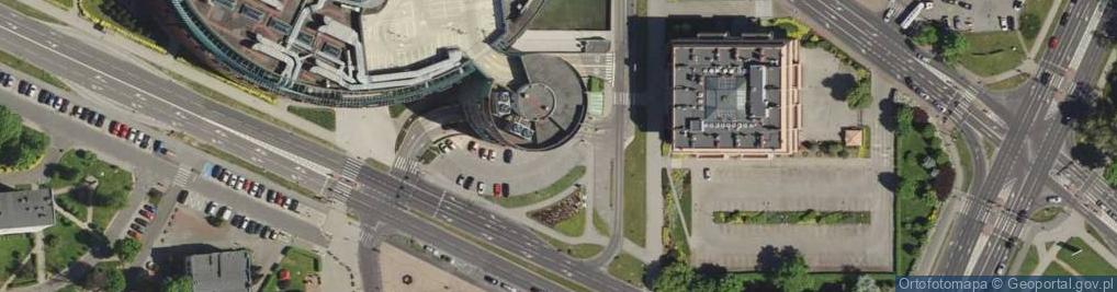 Zdjęcie satelitarne przy CH Cuprum Arena (na zewnątrz)