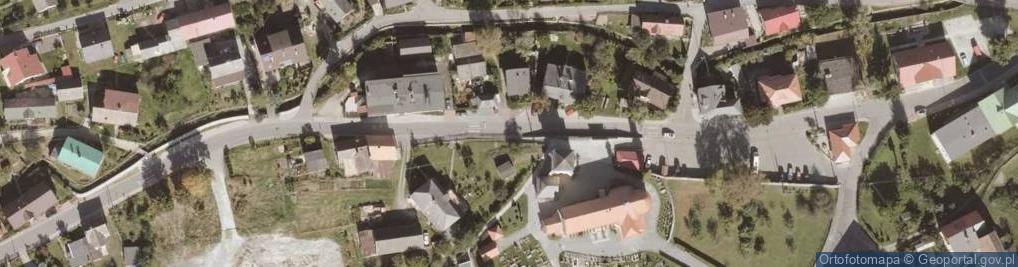 Zdjęcie satelitarne przy Kaplicy Czaszek