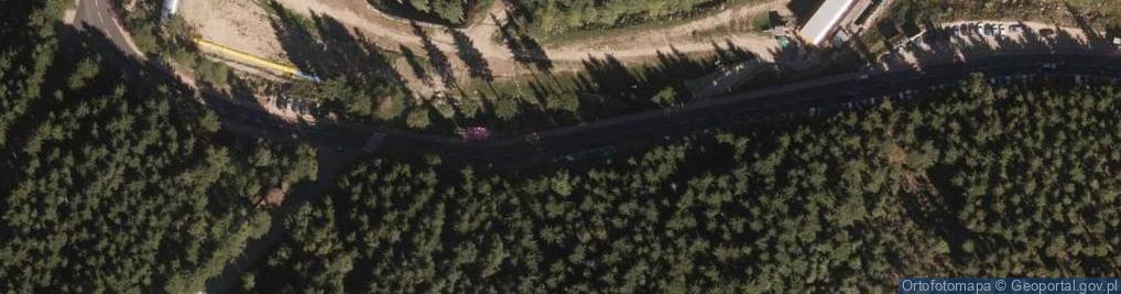 Zdjęcie satelitarne Wyciąg na Kopę