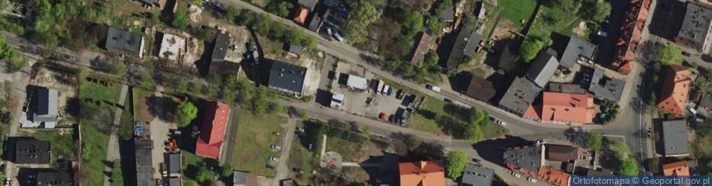 Zdjęcie satelitarne Autokomis, parking strzeżony