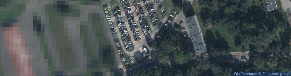 Zdjęcie satelitarne Avanti Parking Modlin