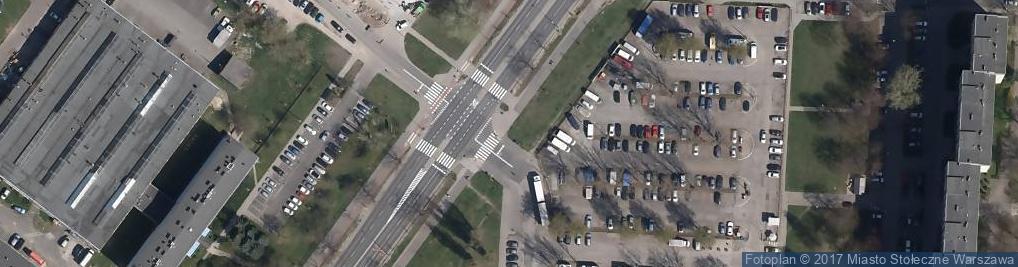 Zdjęcie satelitarne Parking 24h Metro Młociny-WALPARK