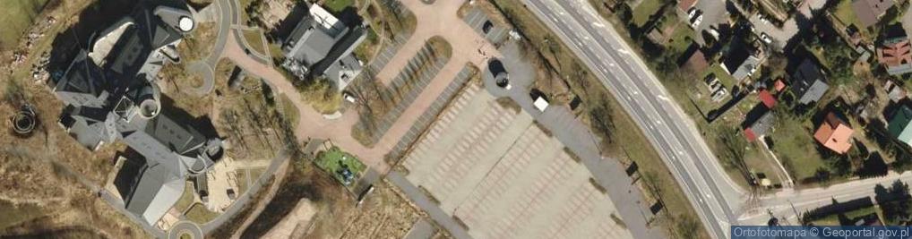 Zdjęcie satelitarne Parking Hotel Modlin