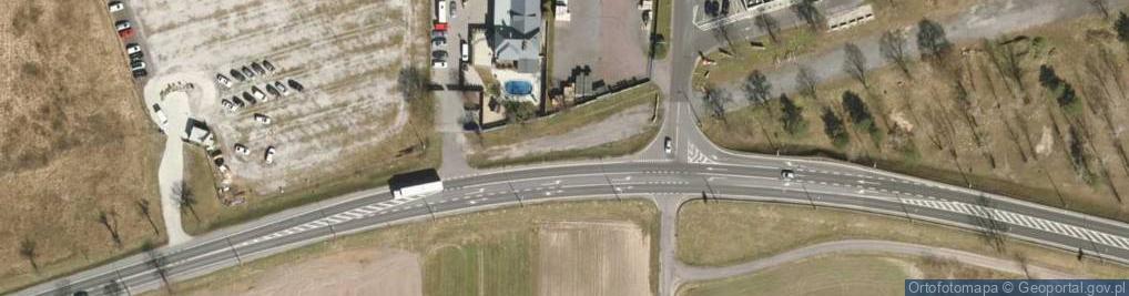 Zdjęcie satelitarne Parking lotnisko modlin