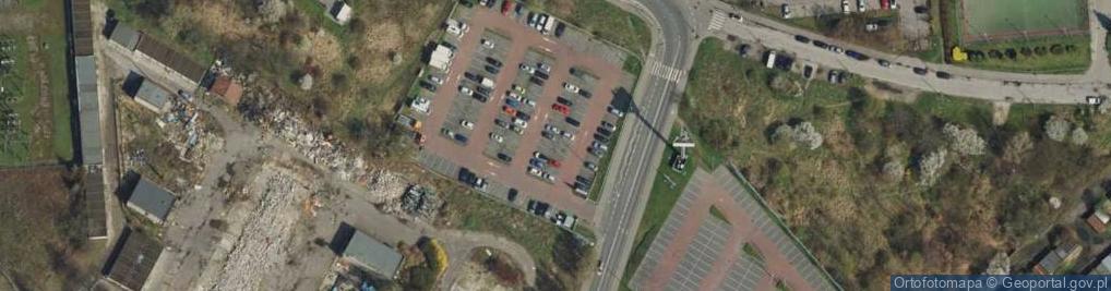 Zdjęcie satelitarne Parking monitorowany Jastra Poznań lotnisko Ławica