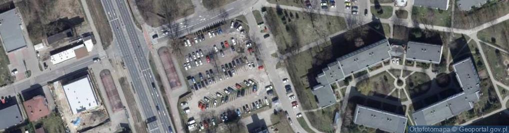 Zdjęcie satelitarne Parking Płatny-strzeżony