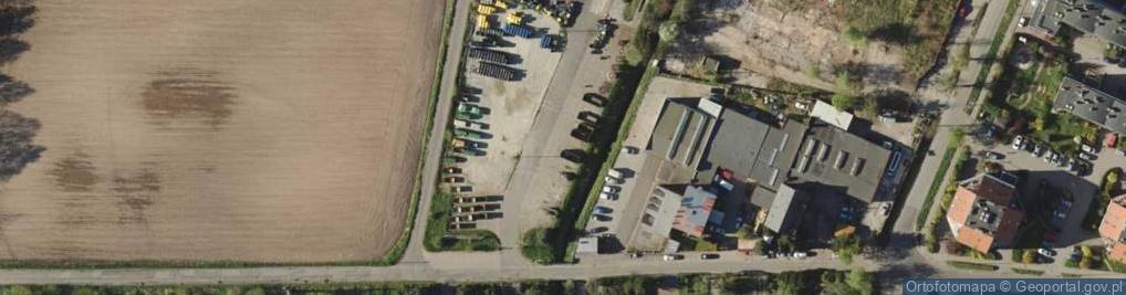 Zdjęcie satelitarne Parking Transferowy Lotnisko Wrocław
