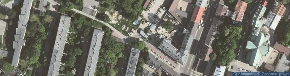 Zdjęcie satelitarne Podgórze