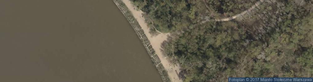 Zdjęcie satelitarne Plaża Miejska przy Moście Północnym