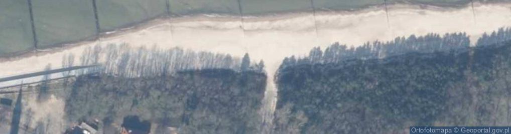 Zdjęcie satelitarne Zejście na plaże