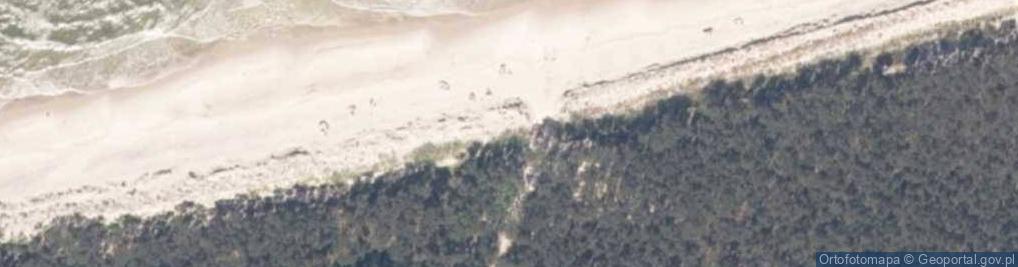Zdjęcie satelitarne Zejście na plażę
