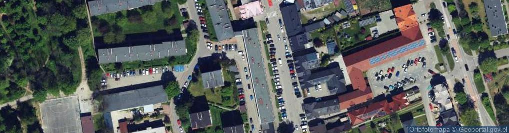 Zdjęcie satelitarne AP Żywiec