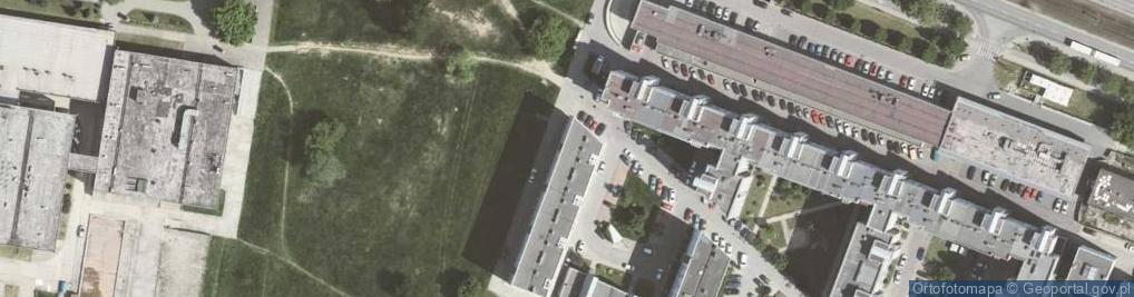 Zdjęcie satelitarne FUP Kraków 28