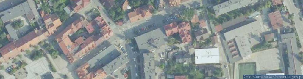 Zdjęcie satelitarne FUP Myślenice