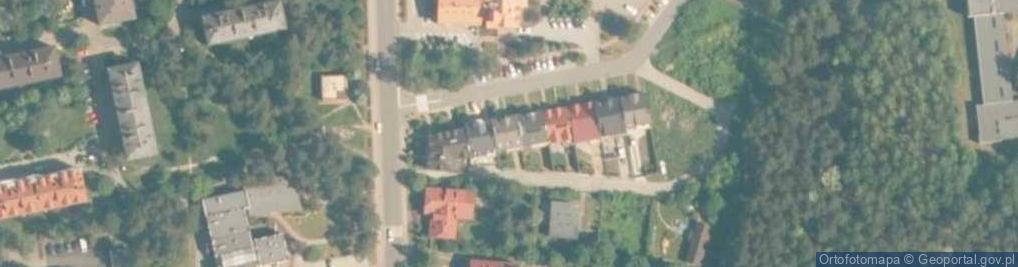 Zdjęcie satelitarne FUP Olkusz