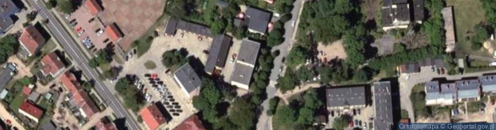 Zdjęcie satelitarne UP Biskupiec