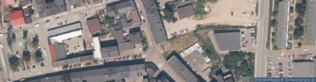 Zdjęcie satelitarne UP Brzeziny k. Łodzi