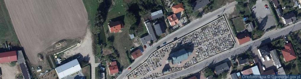 Zdjęcie satelitarne UP Brzozie