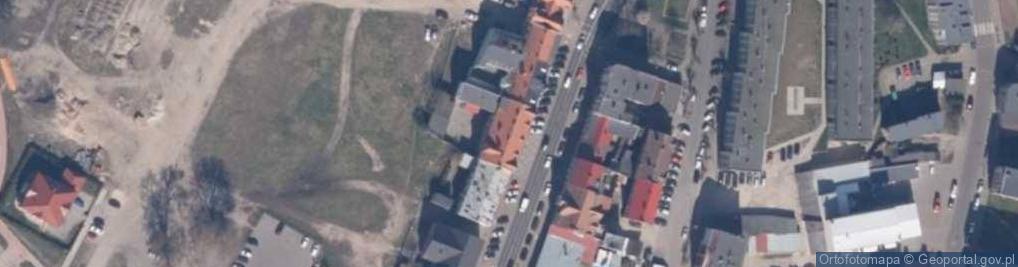 Zdjęcie satelitarne UP Dębno