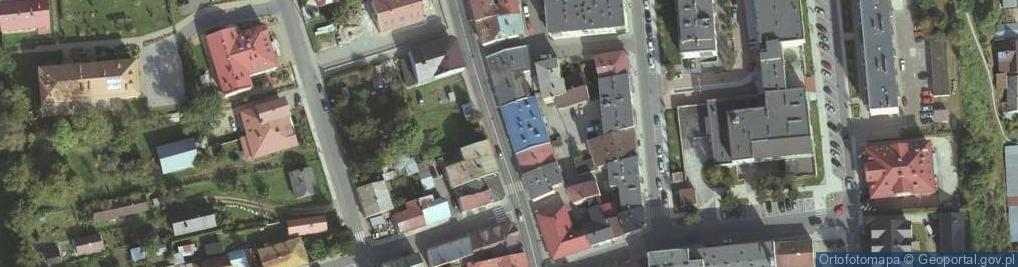 Zdjęcie satelitarne UP Dynów