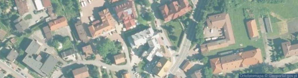 Zdjęcie satelitarne UP Kalwaria Zebrzydowska