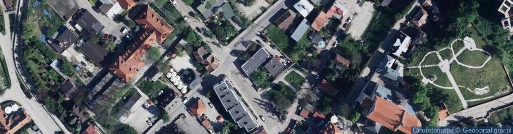 Zdjęcie satelitarne UP Kazimierz Dolny
