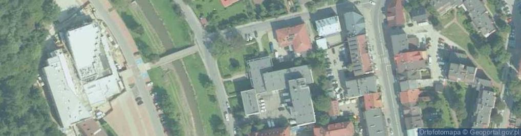 Zdjęcie satelitarne UP Limanowa