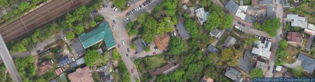 Zdjęcie satelitarne UP Milanówek