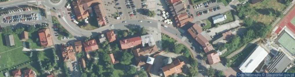 Zdjęcie satelitarne UP Niepołomice
