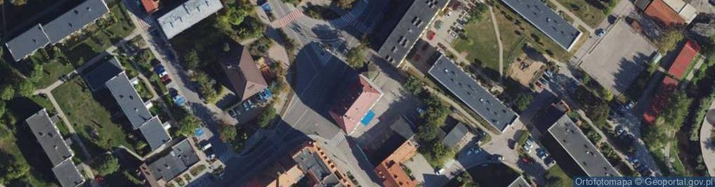 Zdjęcie satelitarne UP Olecko
