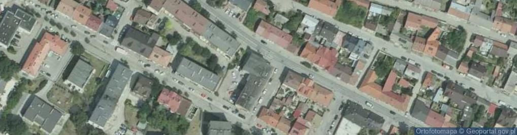 Zdjęcie satelitarne UP Pińczów