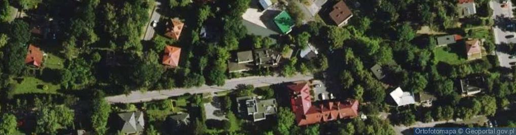 Zdjęcie satelitarne UP Podkowa Leśna