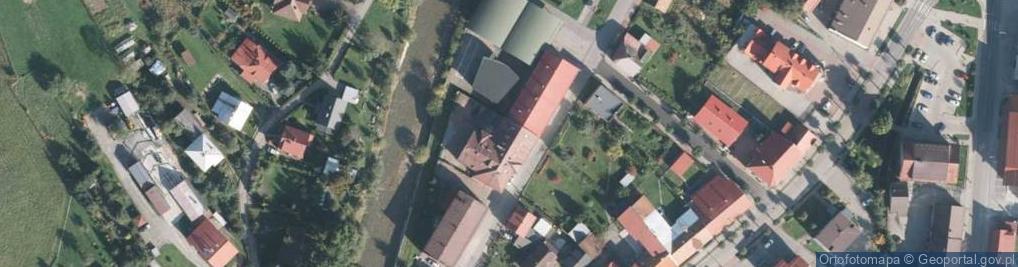 Zdjęcie satelitarne UP Rajcza k. Żywca