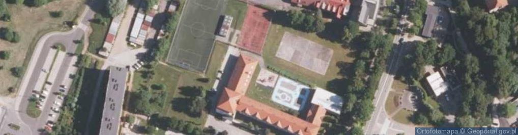 Zdjęcie satelitarne UP Węgierska Górka
